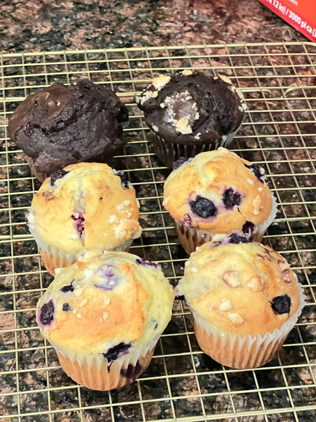 会爆浆的蓝莓玛芬蛋糕