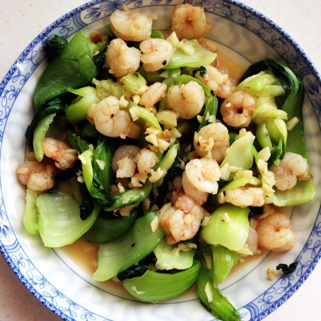 虾仁油菜
