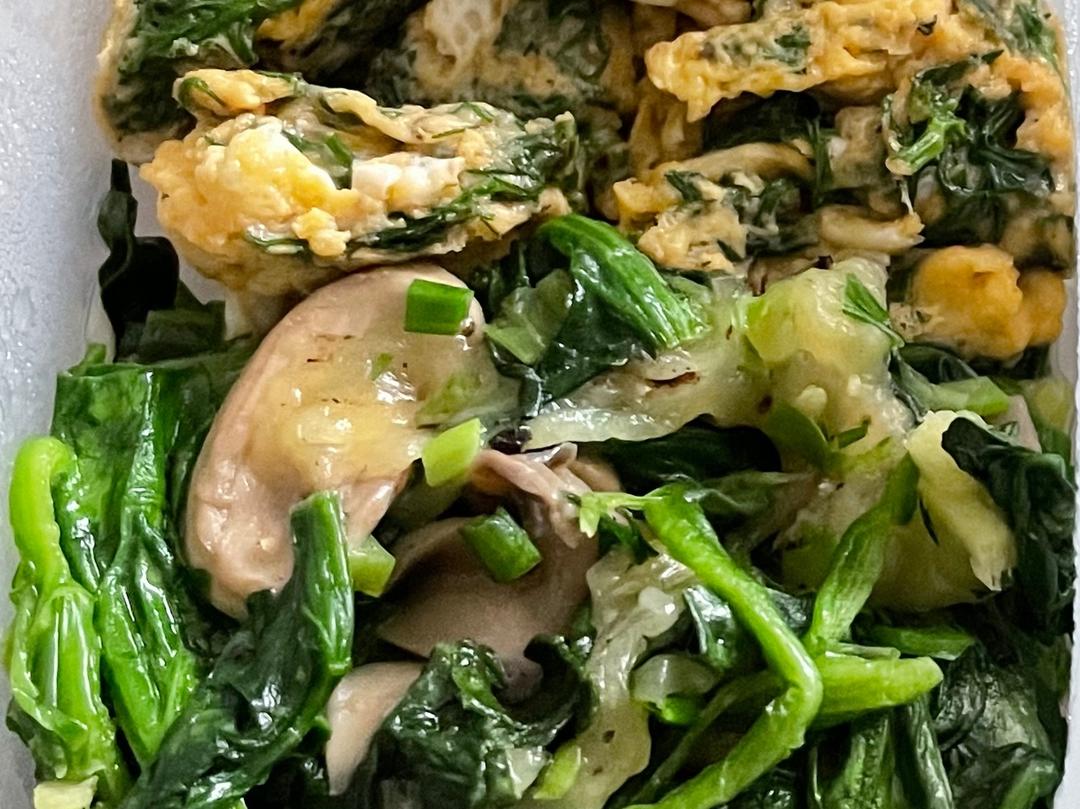 快手菜之微波炉菠菜奶酪（芝士就是力量）