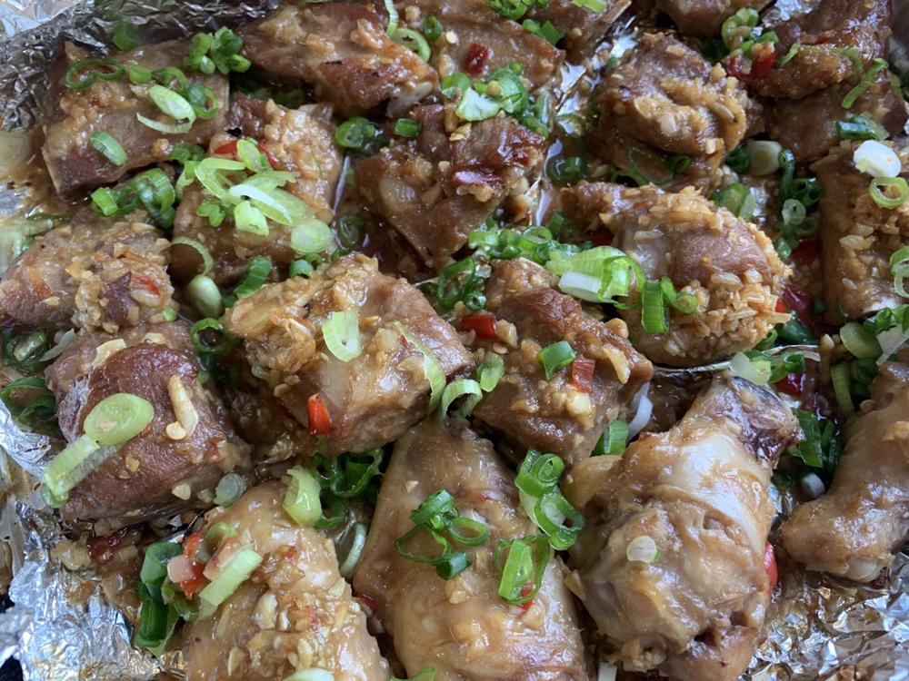 香到骨头里的蒜香排骨（烤箱）