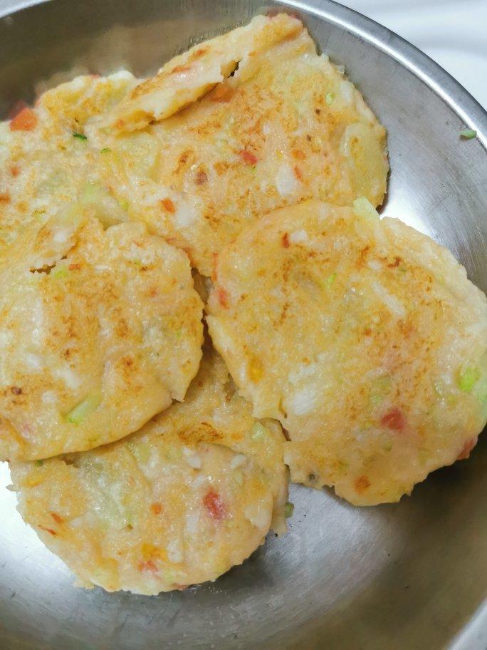 土豆泥蔬菜饼～太太乐鲜鸡汁快手菜