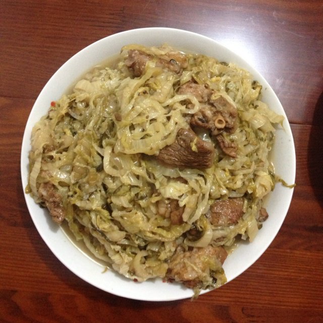 肉炒酸菜丝