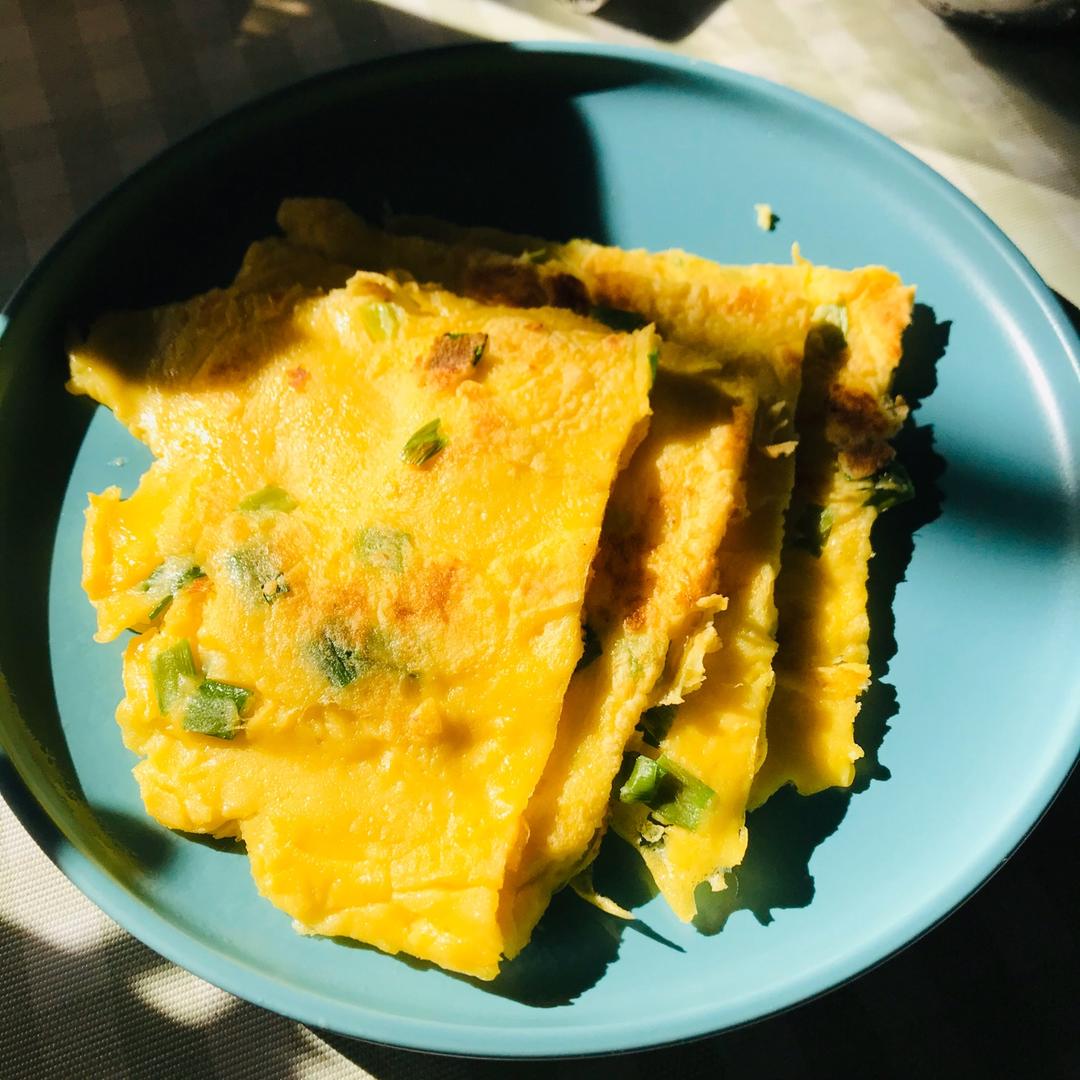 快速早餐鸡蛋葱花饼