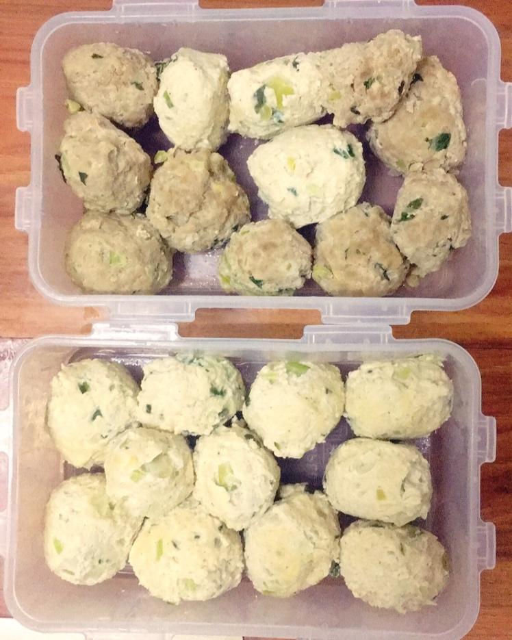 煮出来的胡萝卜鸡肉丸-超Q弹