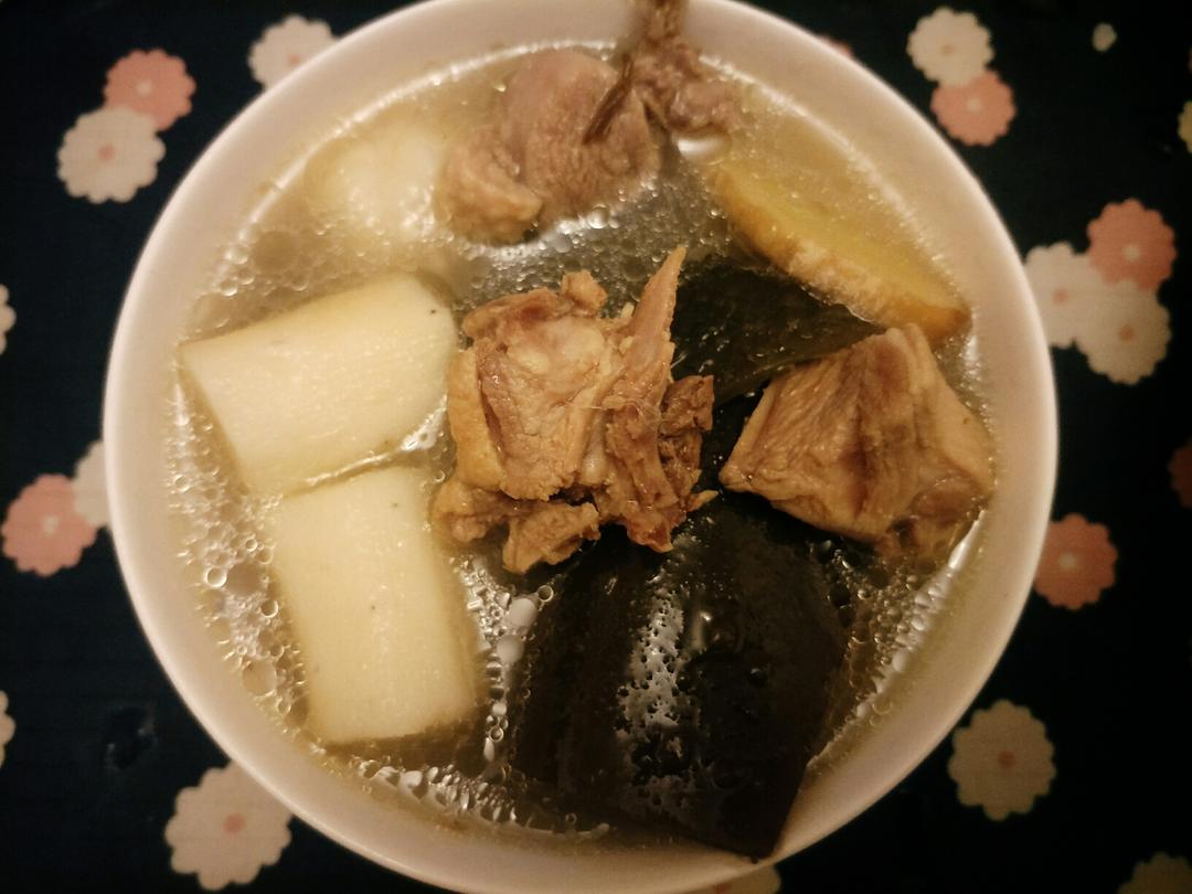 海带山药鸭子汤