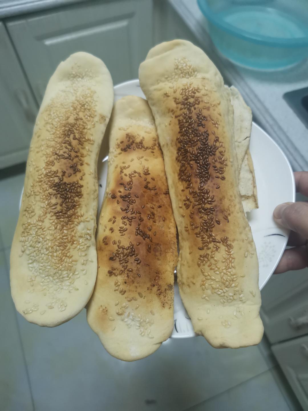 【小高姐】芝麻烧饼  满嘴留香的薄脆烧饼