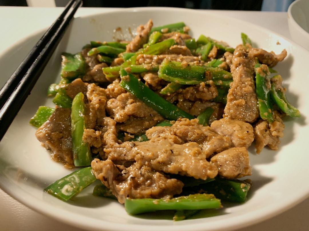 杭椒牛柳黑椒牛柳 终于找到炒出嫩牛肉的办法了 肉片肉丝都适用