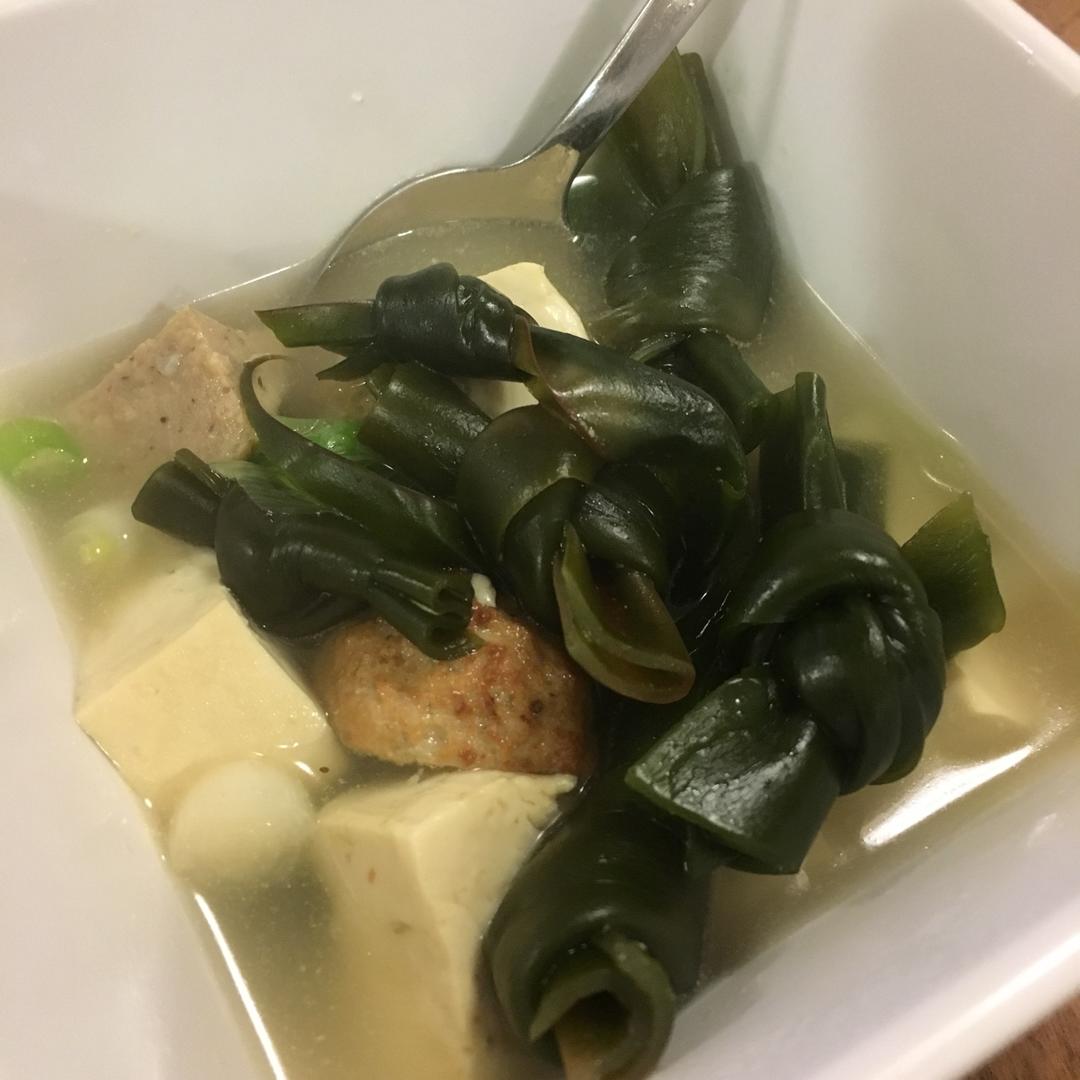 冻豆腐海带汤