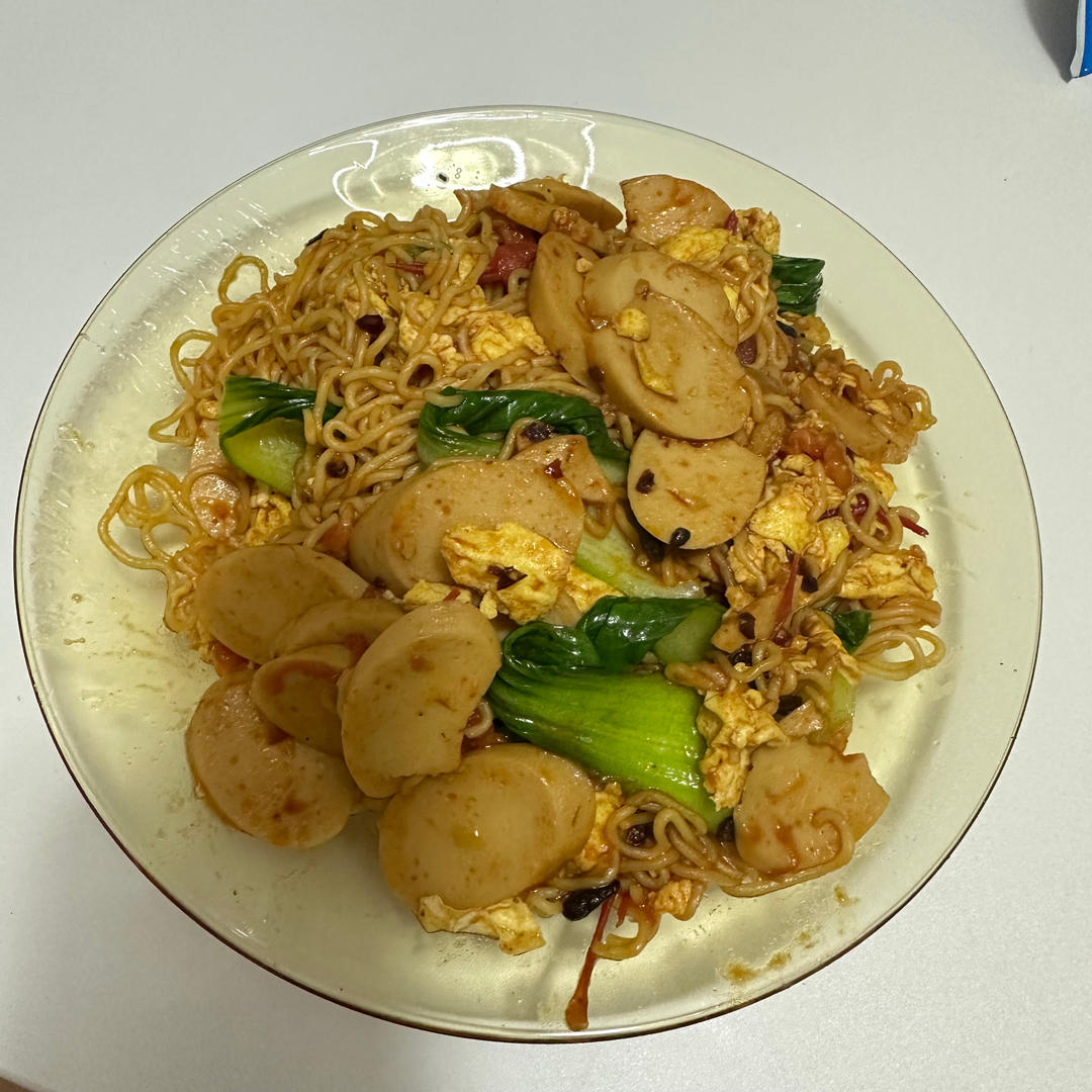 秒杀路边摊✨好吃到没朋友‼️懒人炒方便面🍜