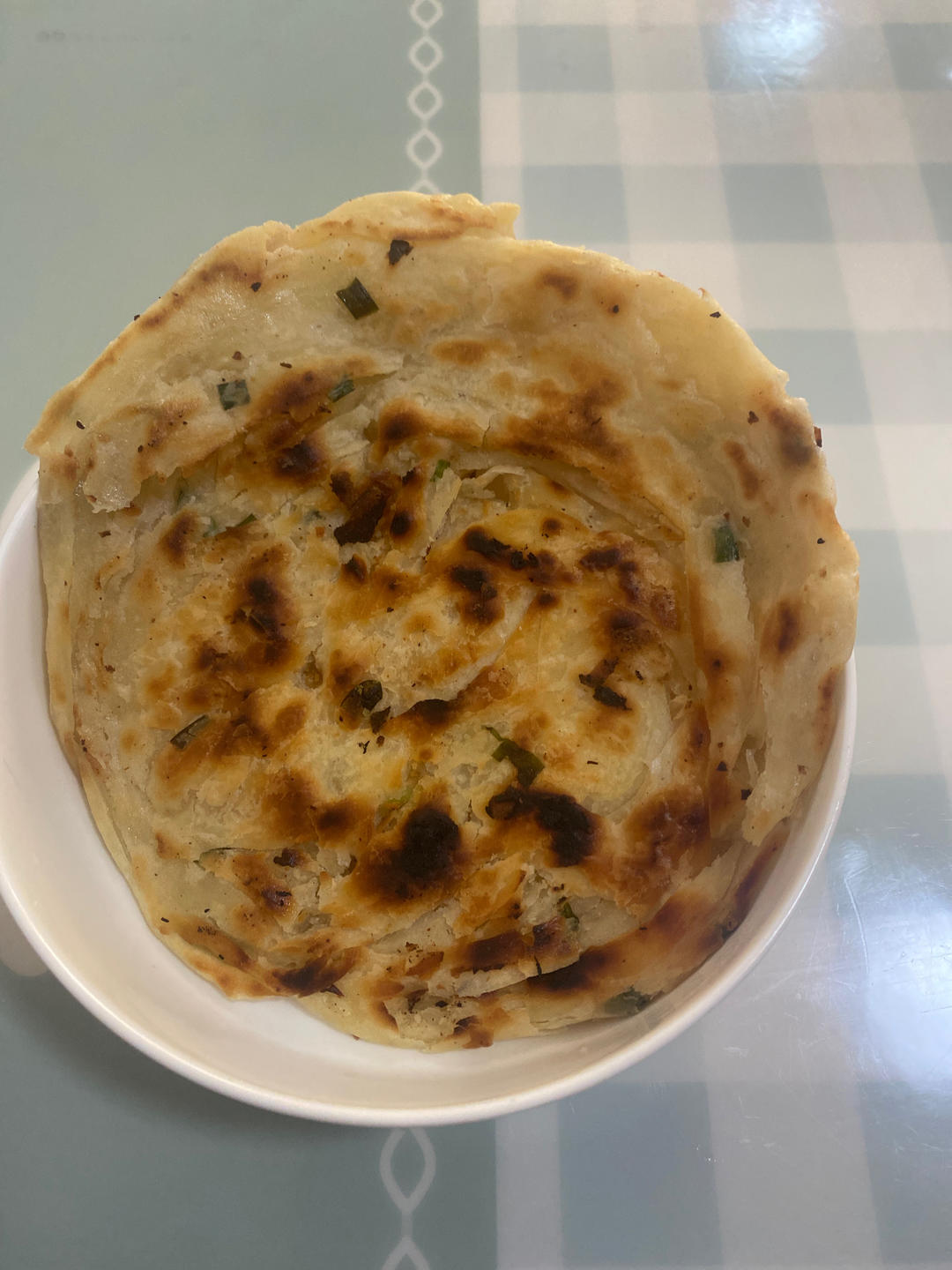 香酥千层饼，葱油饼，酥掉渣了