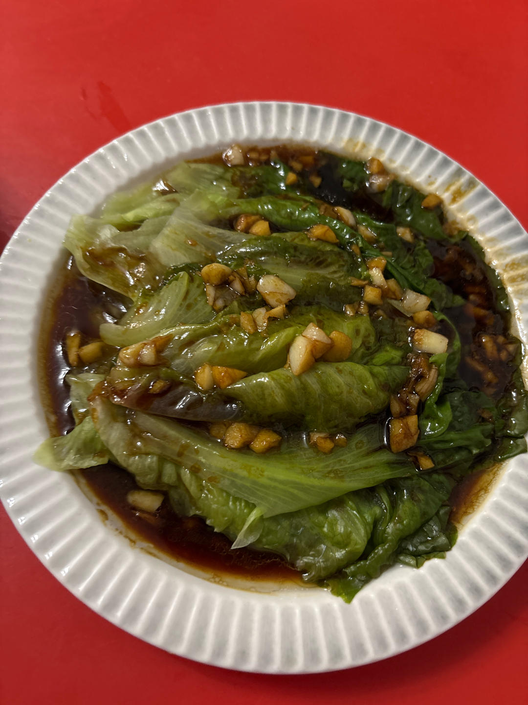 堪比饭店的白灼罗马生菜