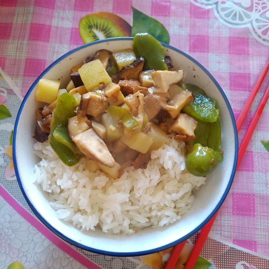 ㊙️香菇土豆肉沫拌饭❗️比外卖还好吃