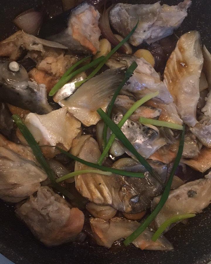 《中餐厅》张亮的焗三文鱼头