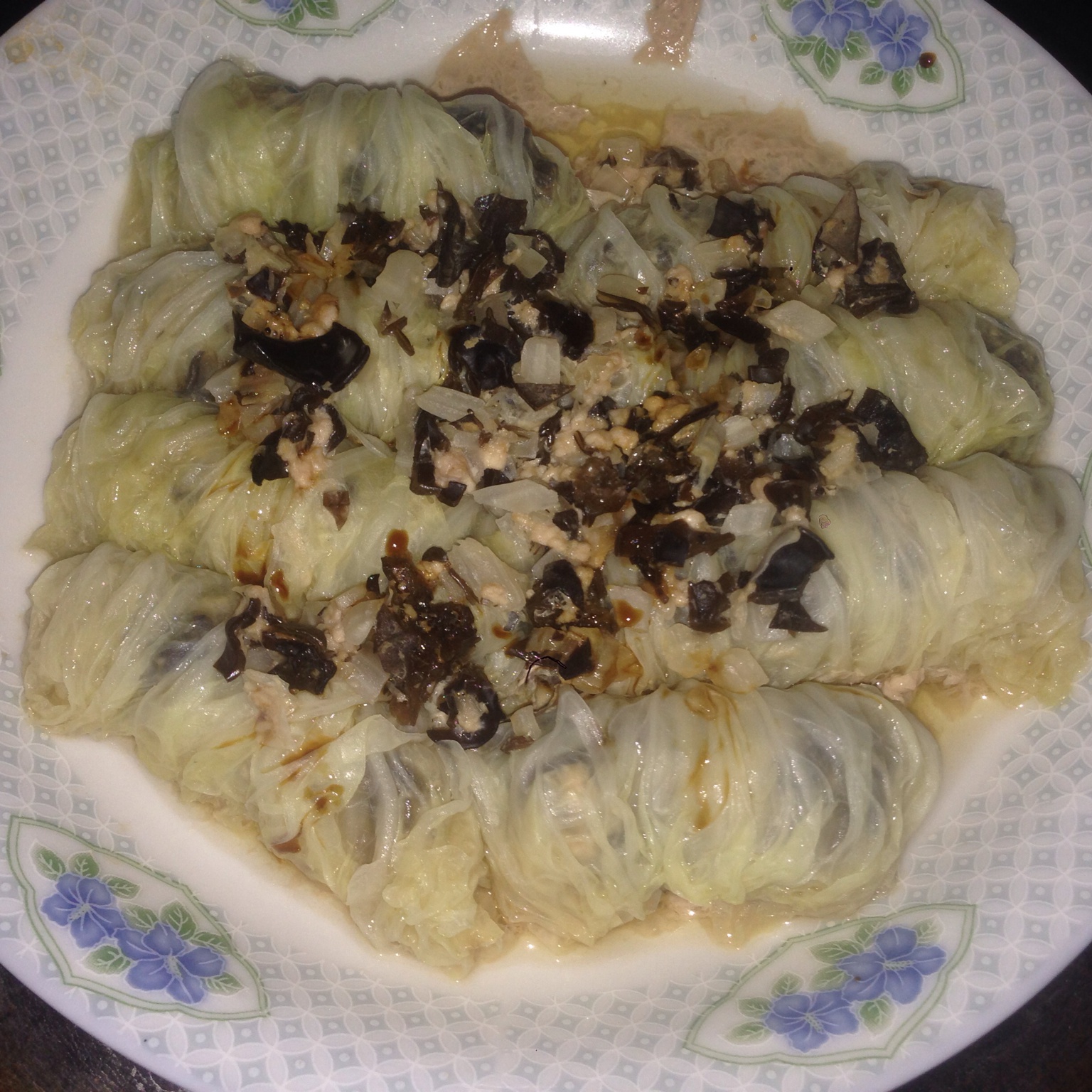 肉酿白菜卷