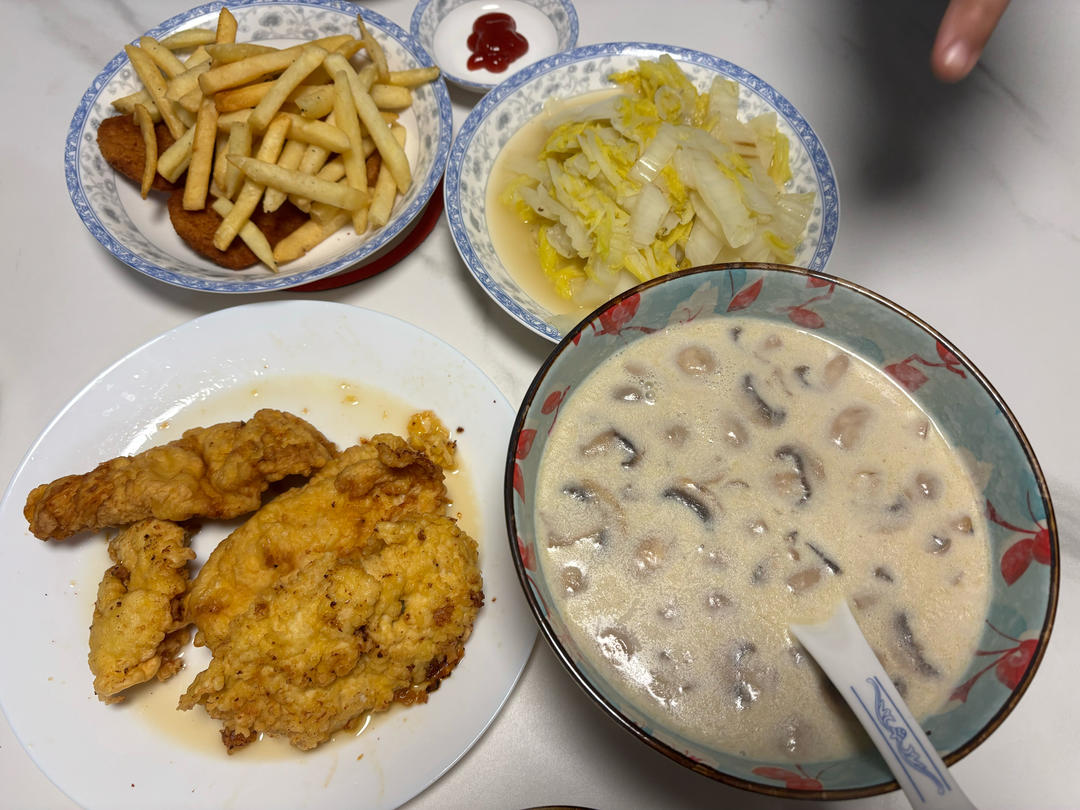 奶油蘑菇汤（完美比例版）