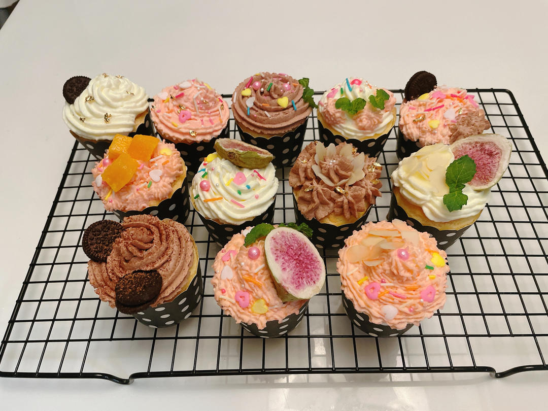 戚风纸杯蛋糕『完美不开裂』