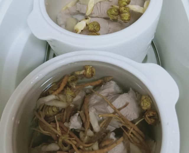 保健养生汤——太子参石斛麦冬炖瘦肉的做法