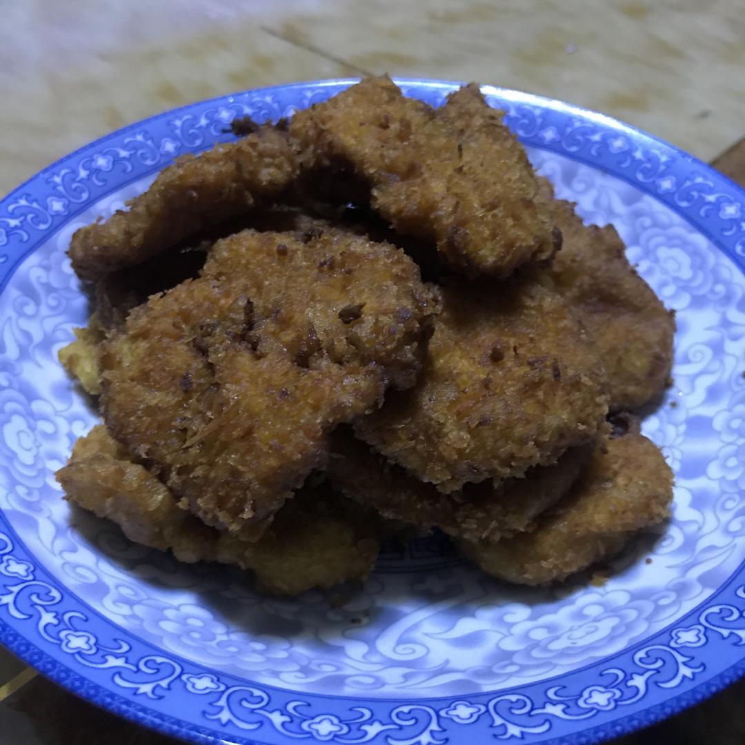 裹了面包糠的南瓜饼·速成