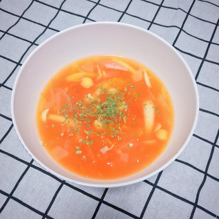 鹰嘴豆鲜蔬汤的做法