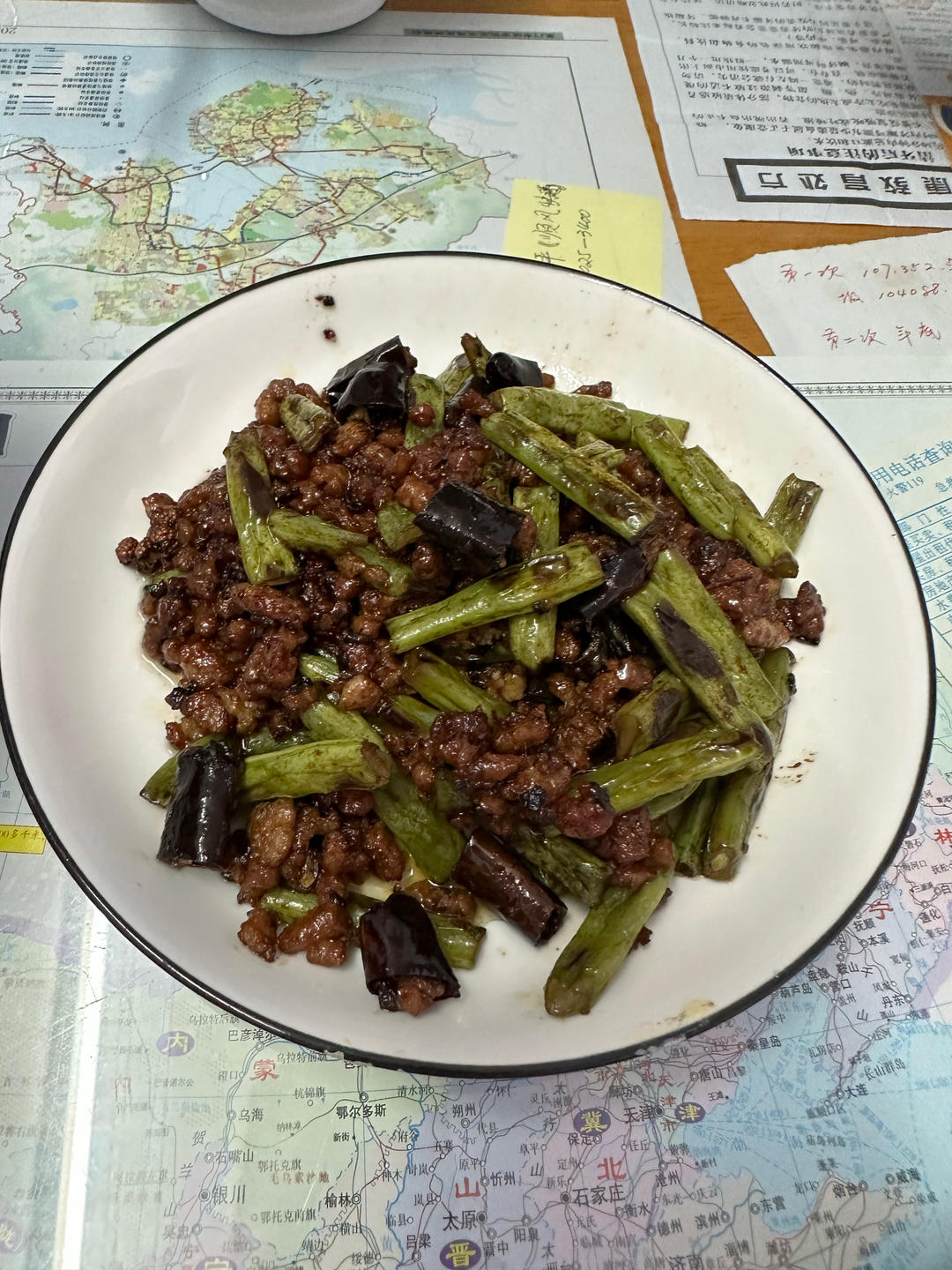 肉沫干煸豆角