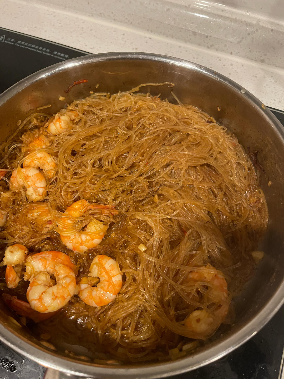 鲜虾粉丝煲