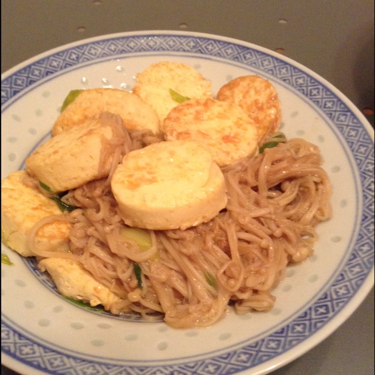 超级下饭菜--金针菇日本豆腐