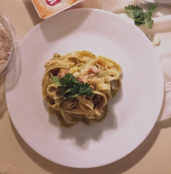 Spaghetti Carbonara 意式咸肉芝士意粉