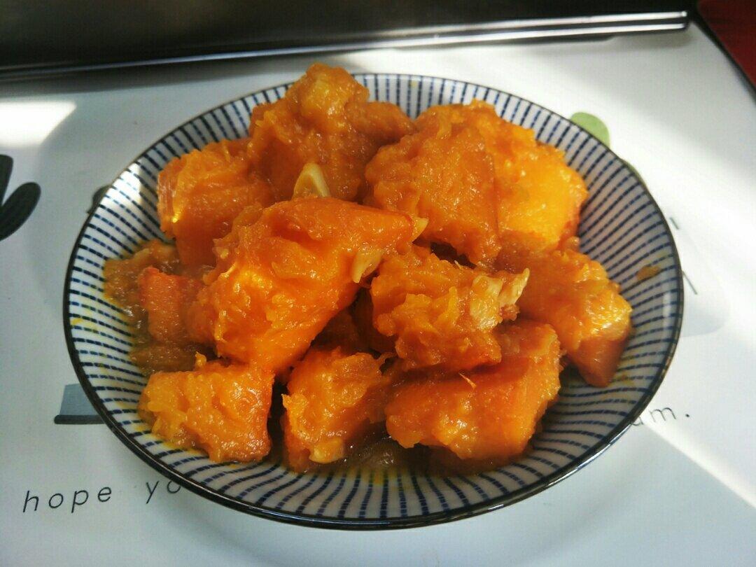 带肉香味儿的炖南瓜