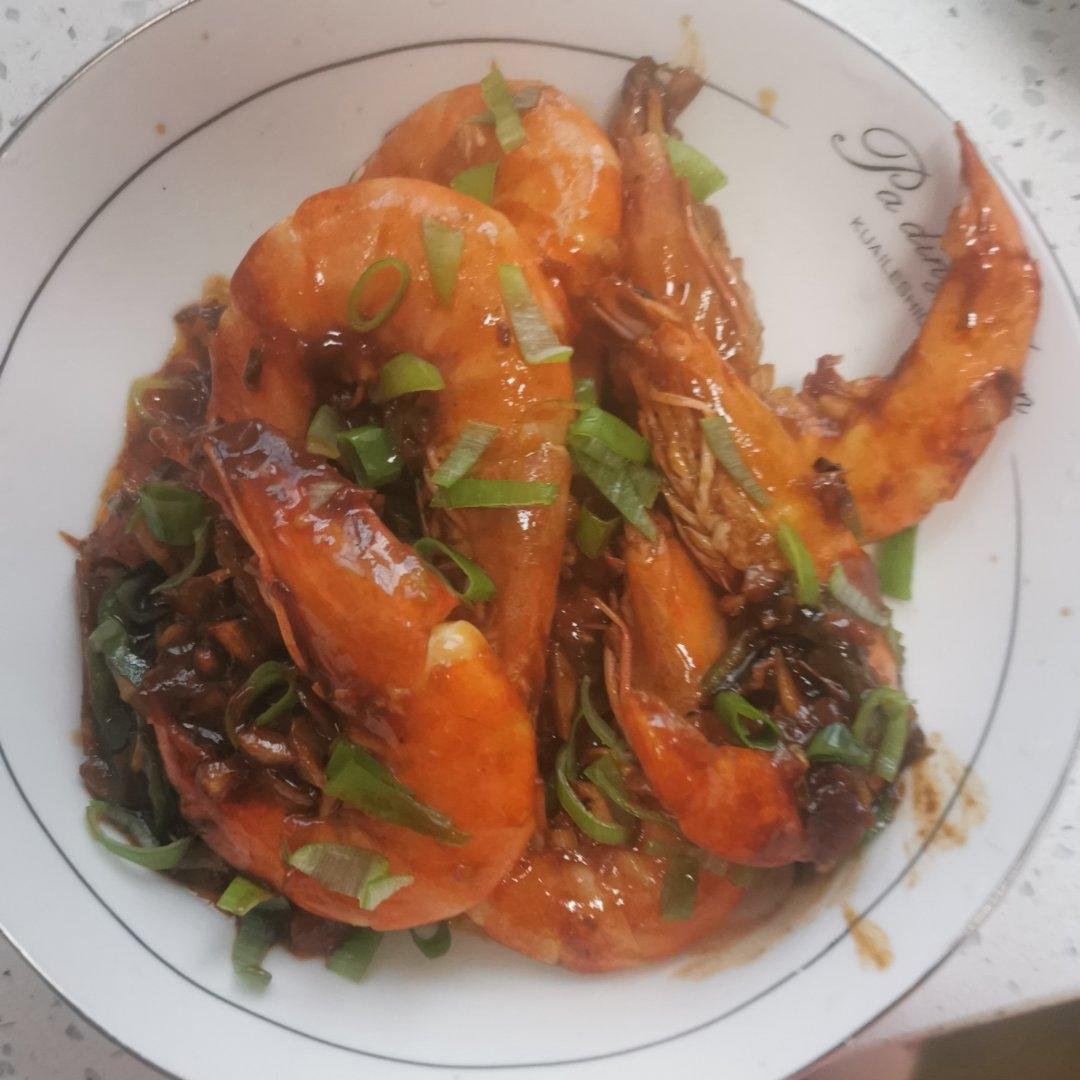 家庭版油焖大虾