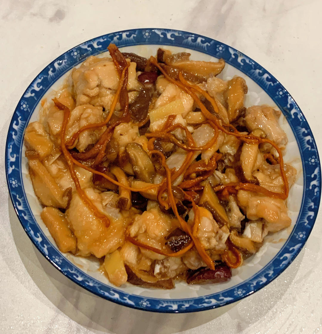 地道广东味——虫草花蒸鸡