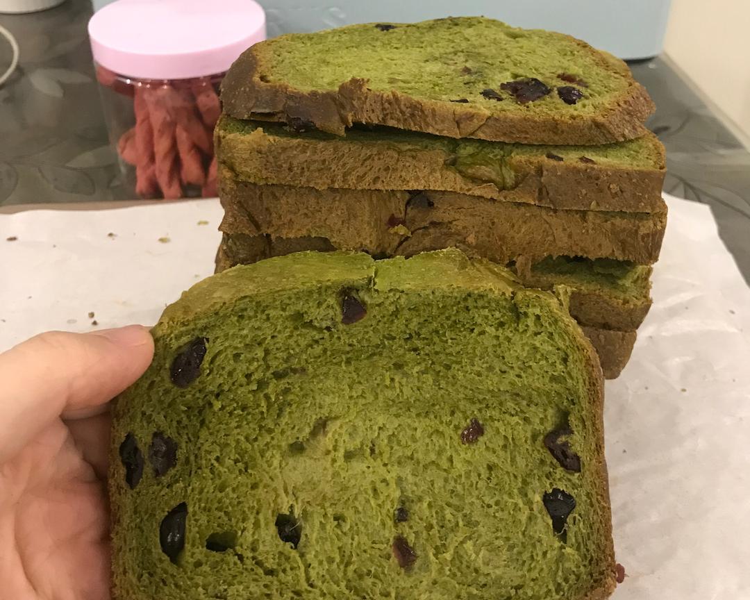 抹茶吐司面包(面包机版本)