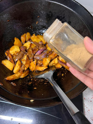 东北家常菜土豆烀茄子的做法 步骤11