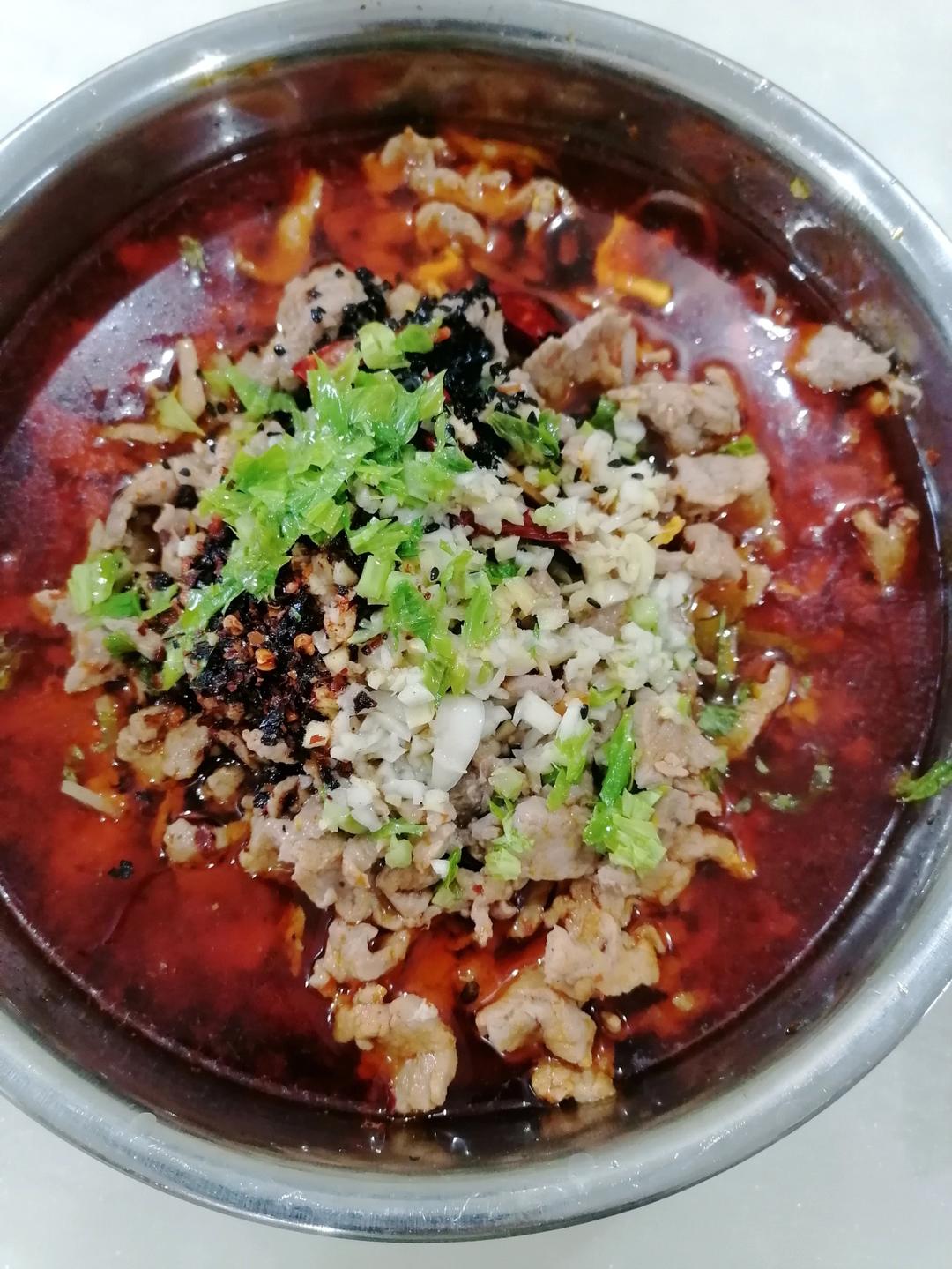 家庭版水煮牛肉片