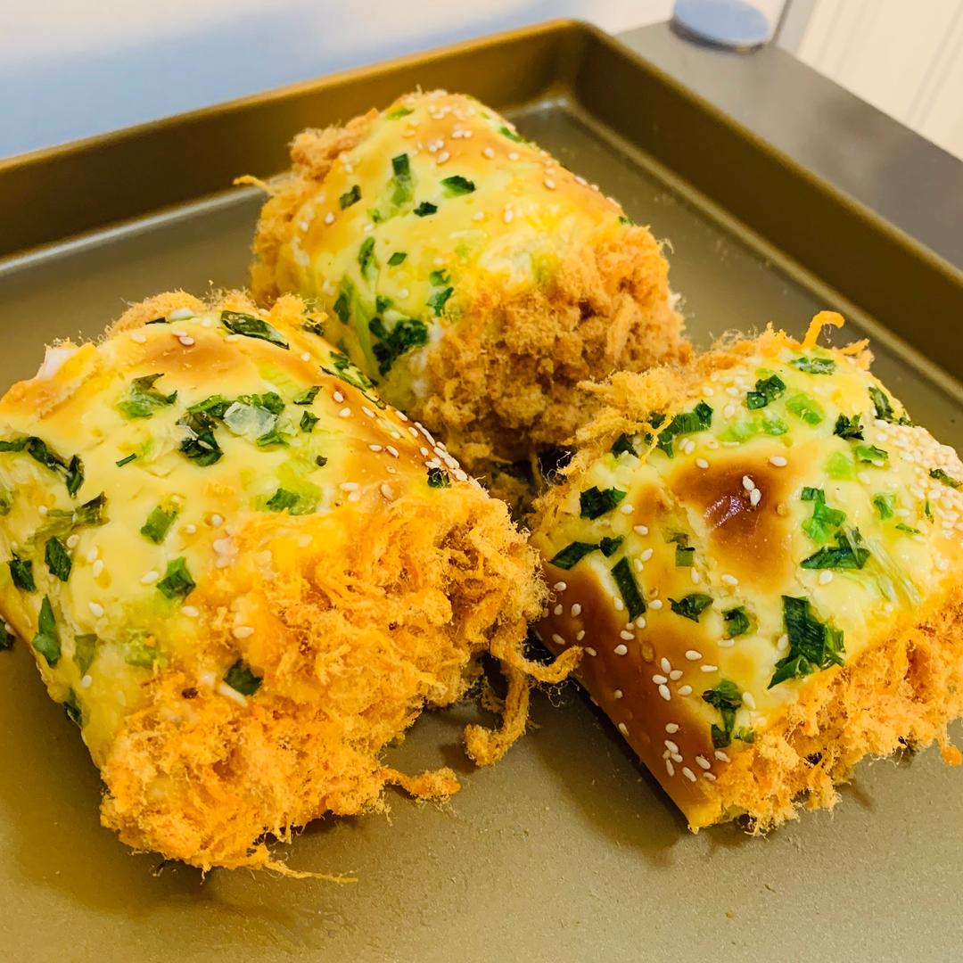 ❤️肉松面包卷❤️