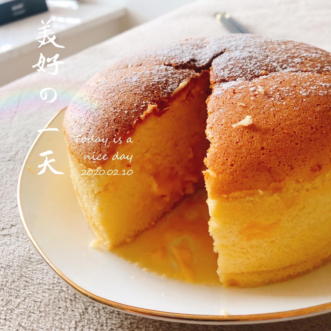 爆浆芝士古早蛋糕