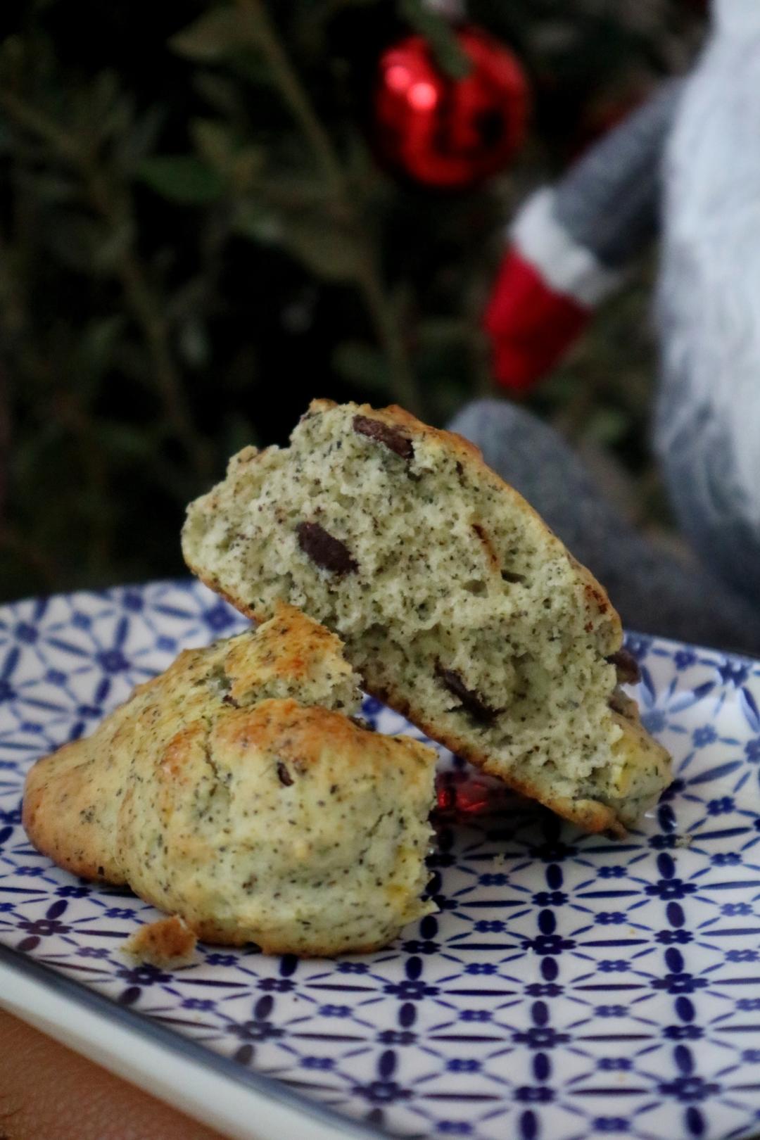 日式黑巧伯爵茶司康