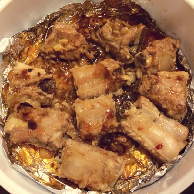 老干妈蒸排骨