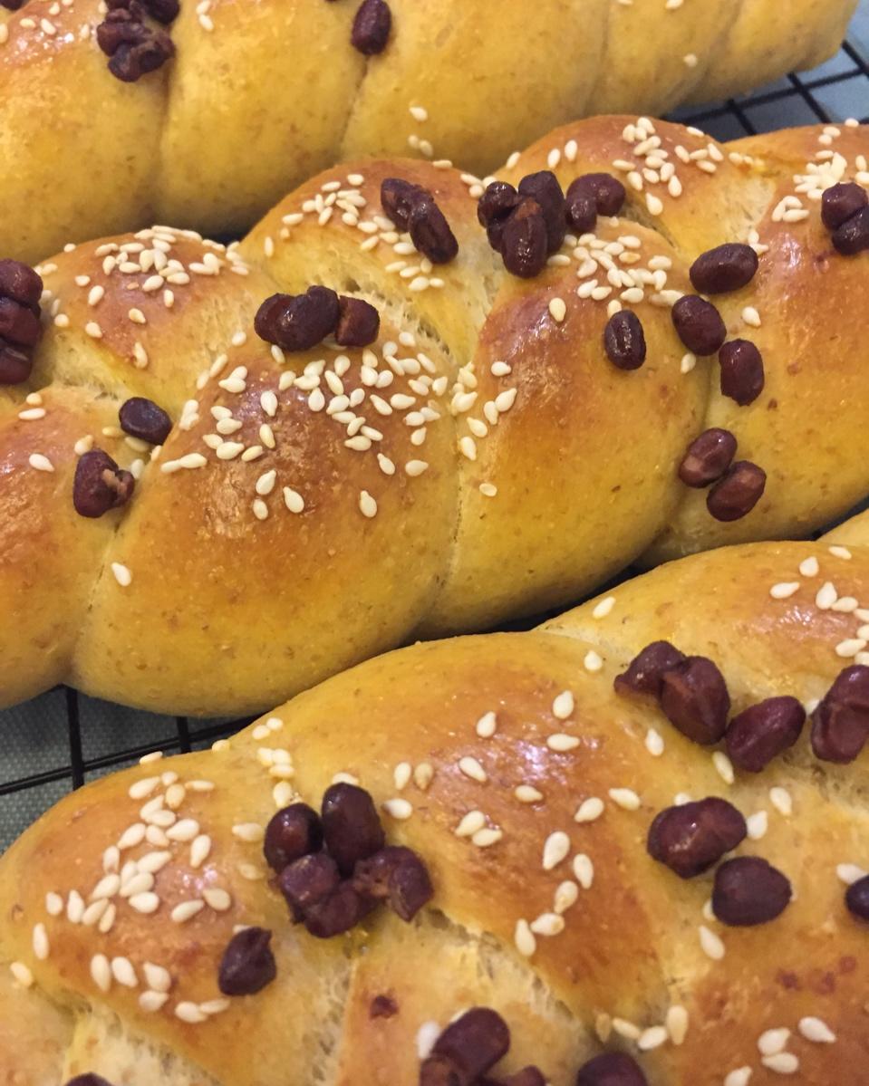 酸奶辫子面包（一次发酵）