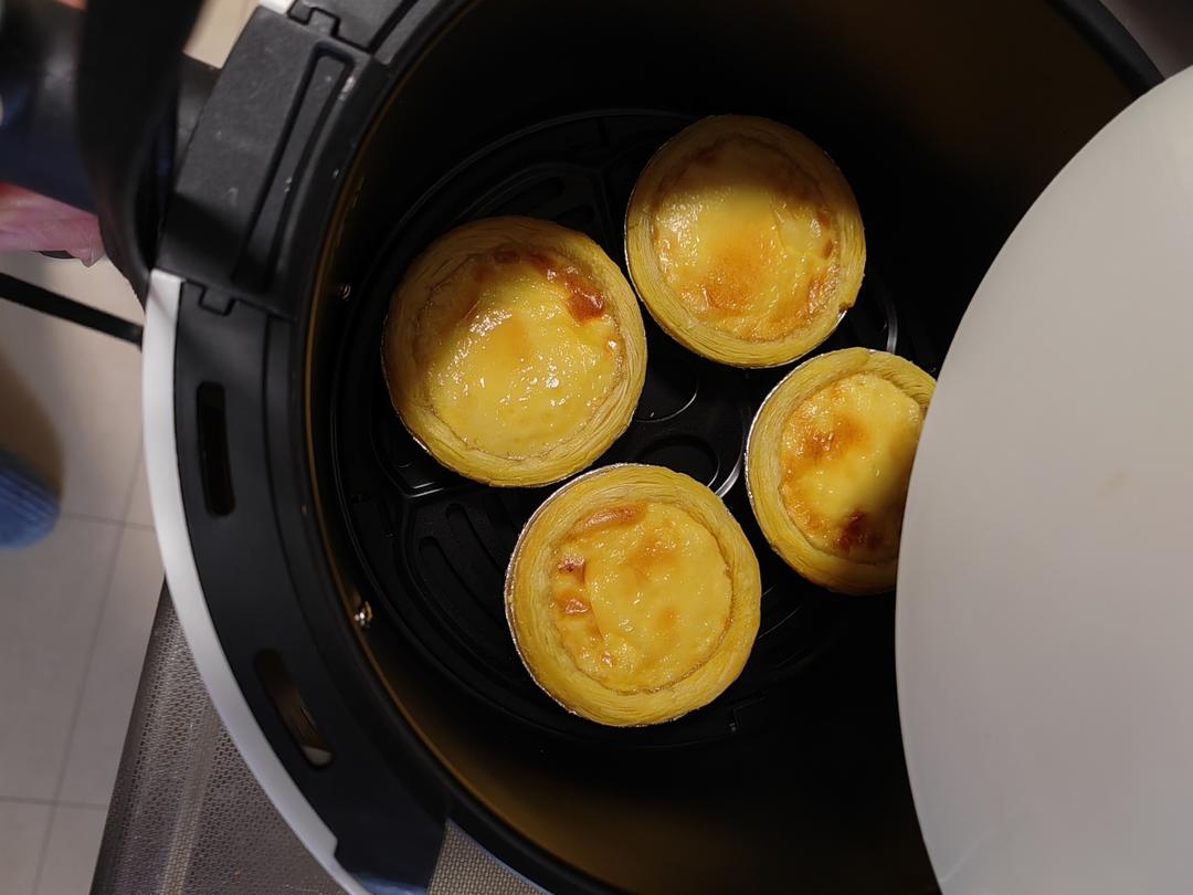 空气炸锅版全蛋葡式蛋挞『秒杀KFC』悠伴空气炸锅
