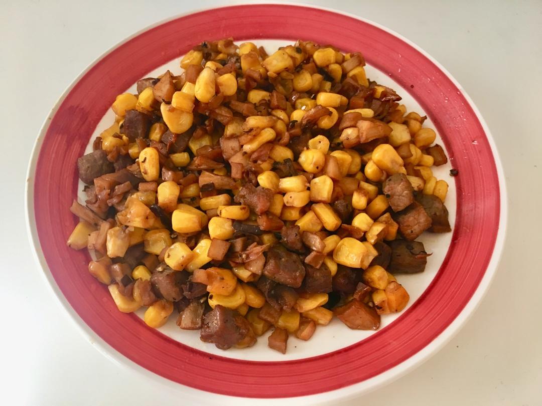 黑椒杏鲍菇牛肉粒