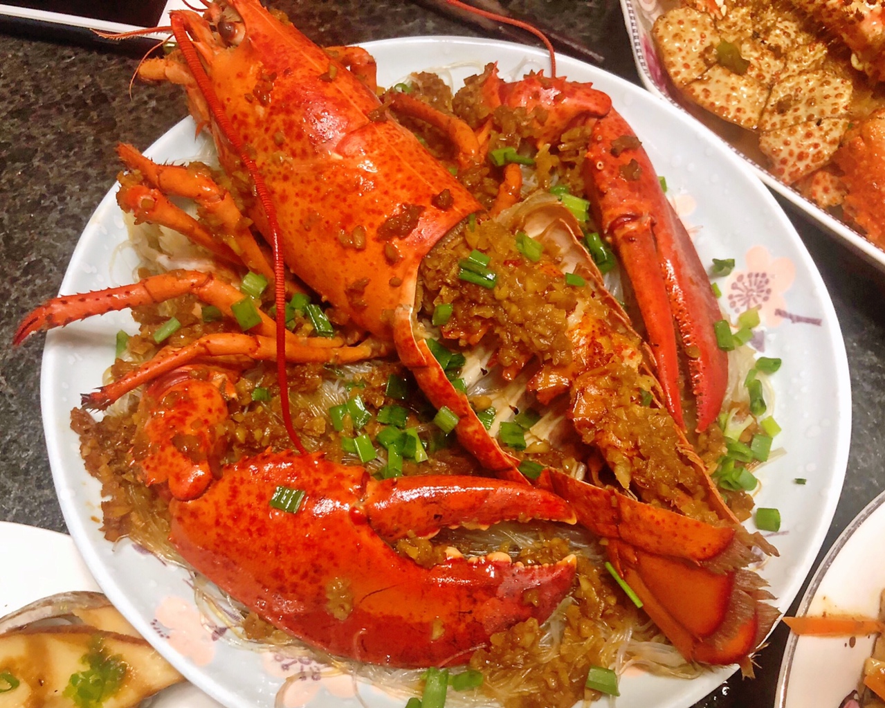 最美年夜饭—🧨红红火火过大年🦞蒜蓉粉丝蒸大龙虾🦞