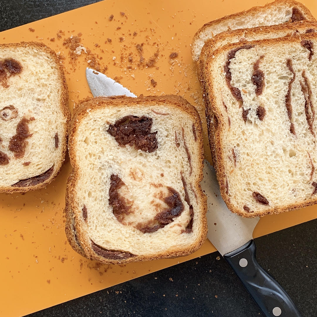 松下面包机版红豆沙吐司