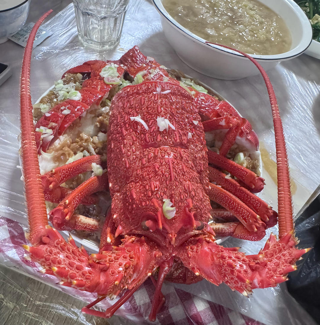 蒜蓉龙虾蒸粉丝