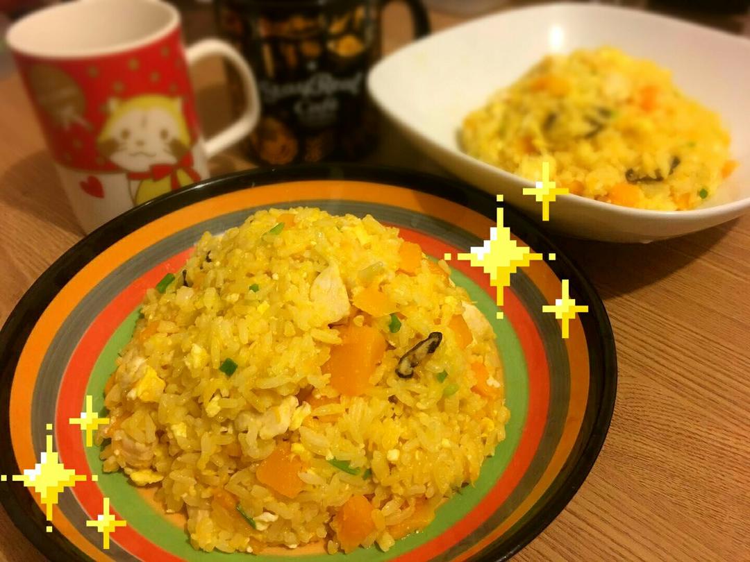 南瓜酱炒饭