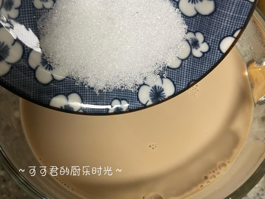 秋天的第一杯0蔗糖醇香玫瑰普洱奶茶【第35集】的做法 步骤9