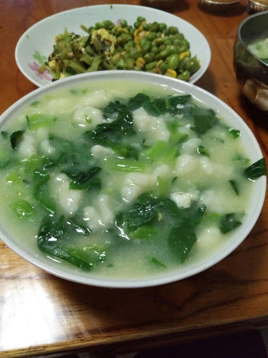 简单早餐-疙瘩汤