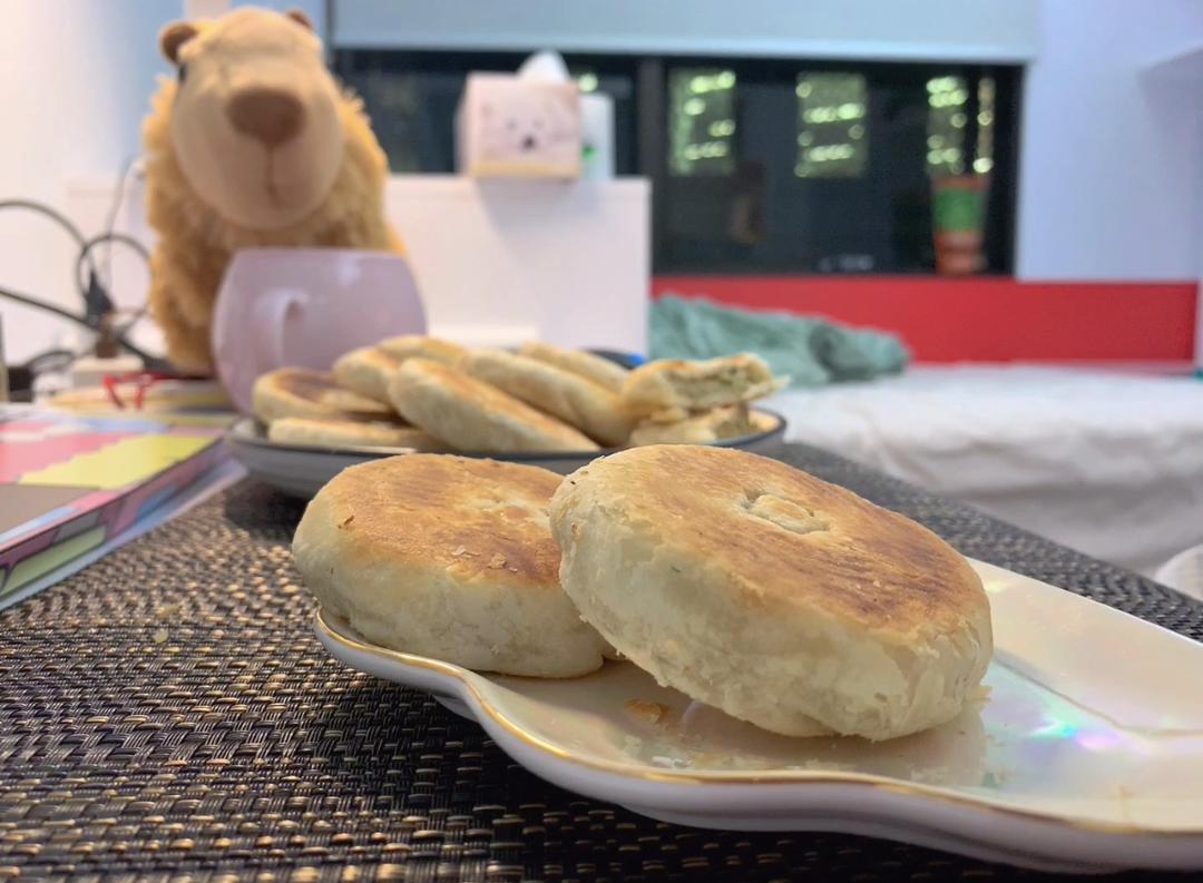 堂妈小厨——酥皮绿豆饼