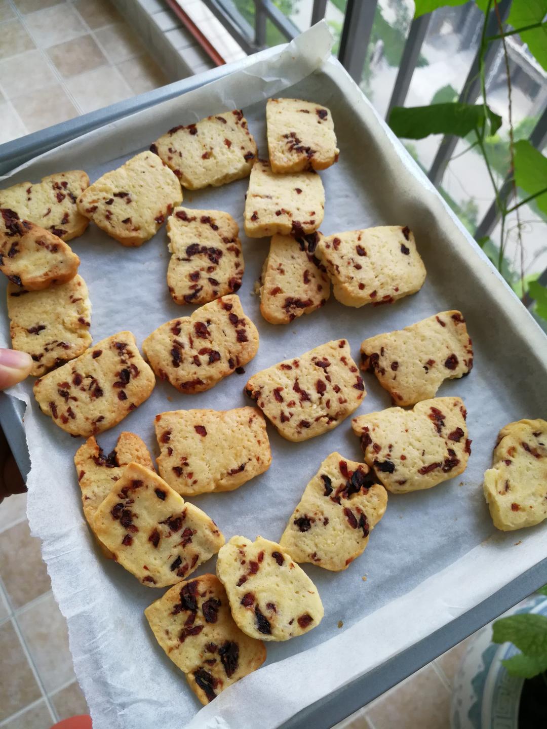 低糖少油版蔓越莓饼干