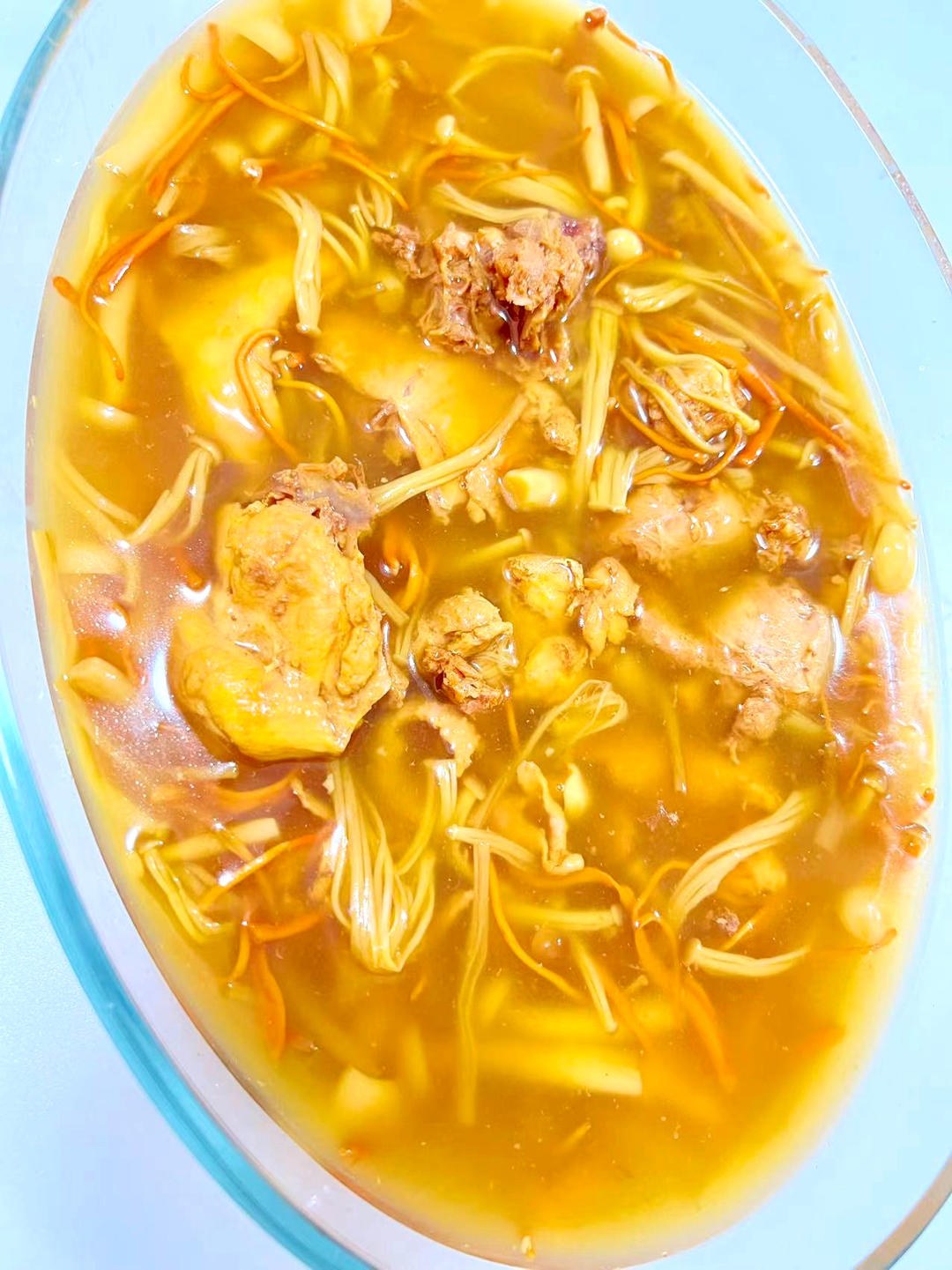 奶奶教的鲜香肥美香菇炖鸡汤