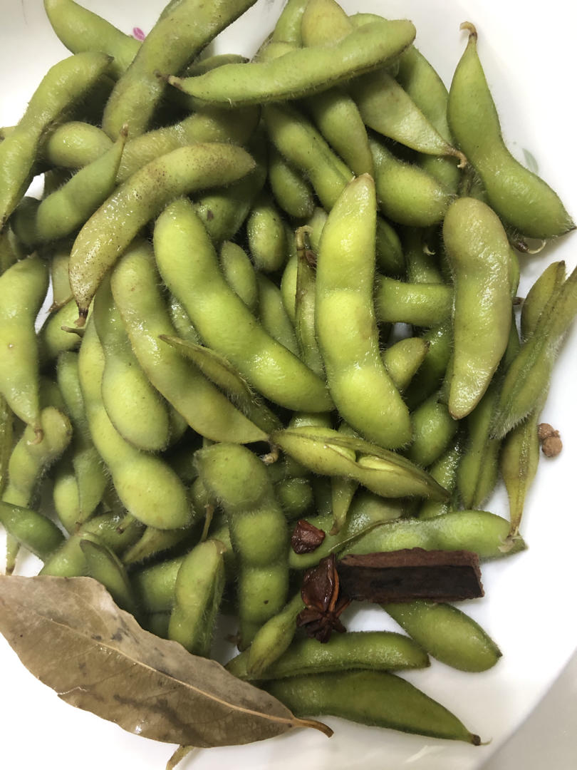 煮毛豆—不会变色版